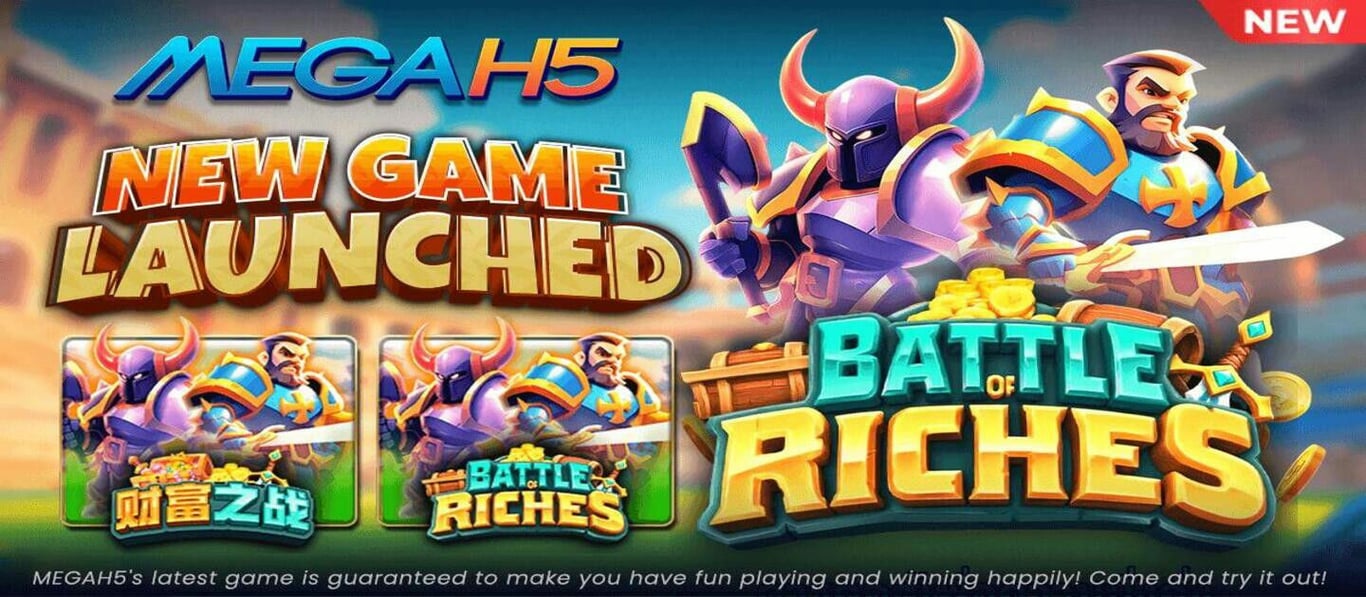 Fortuna33 Banner New game launched: Battle Riches.
