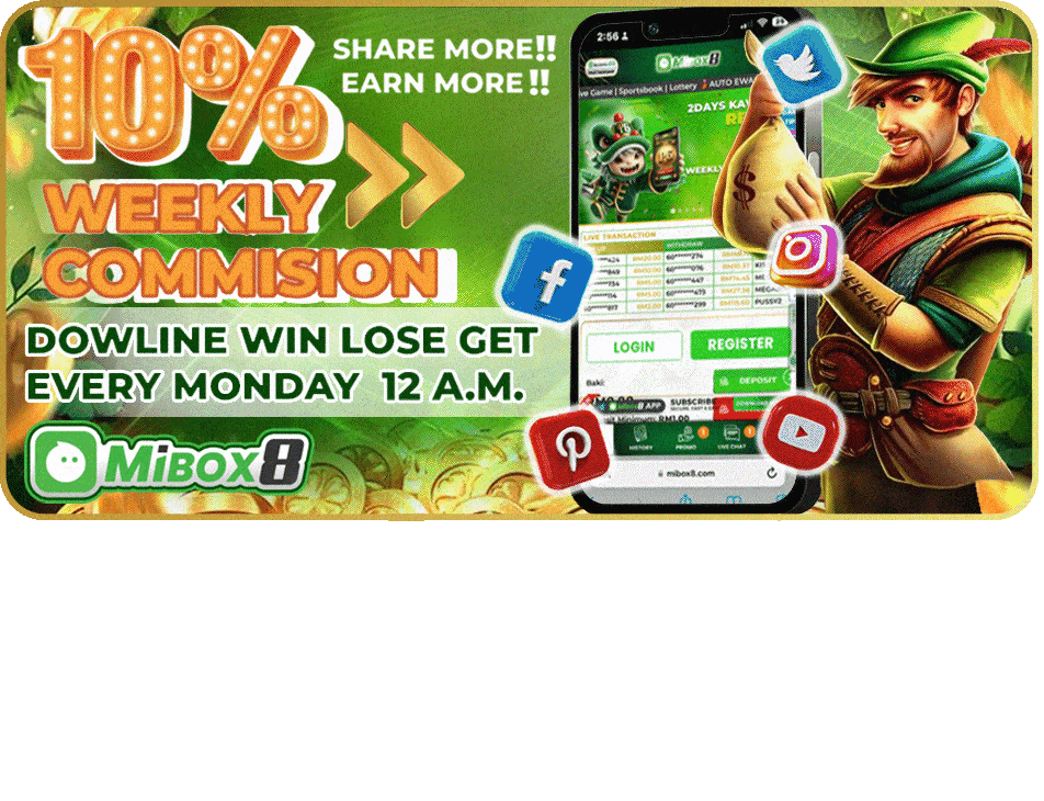 Mibox88 Banner Earn 10% weekly commission now! by mibox888.net
