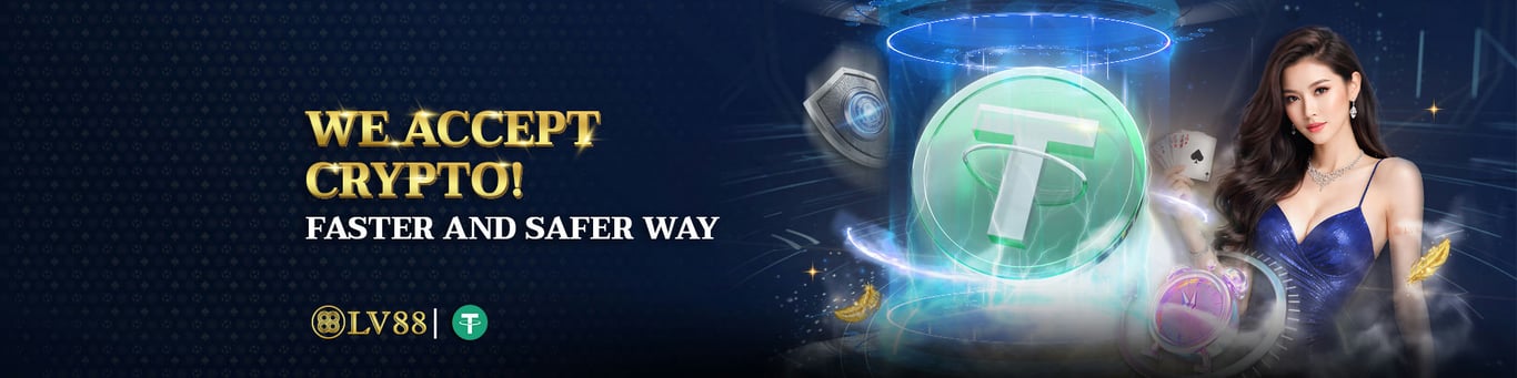 LV88 Banner Accept crypto safely now! by lv88my.biz