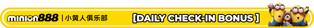 Minion88 Promo Daily check-in bonus rewards.