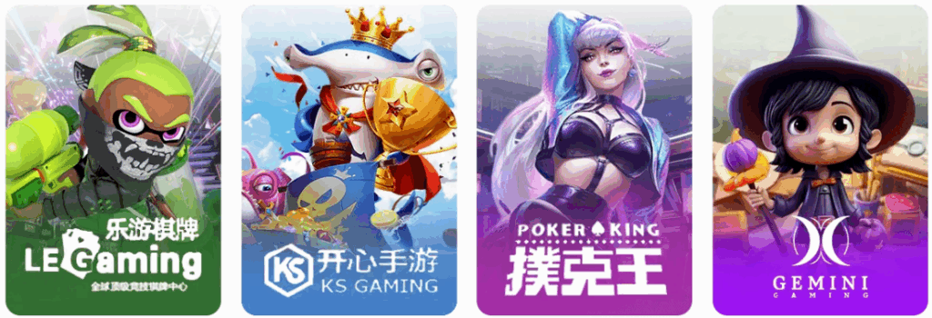 Happy88 Banner Gaming brands LE, KS, Poker King, Gemini.
