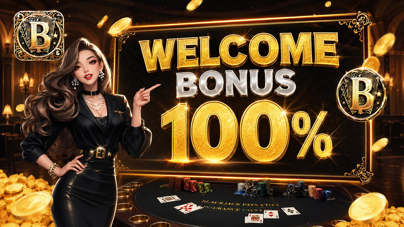 Welcome 100% bonus offer.