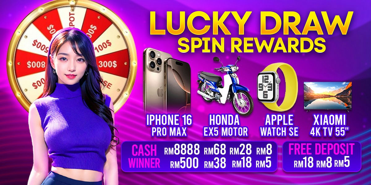 Panda95 Banner Lucky draw free deposit rewards.