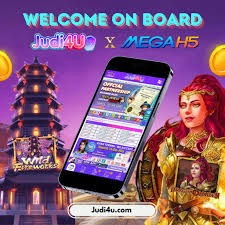 Judi4u Banner Judi4u Mega H5 gaming welcome.