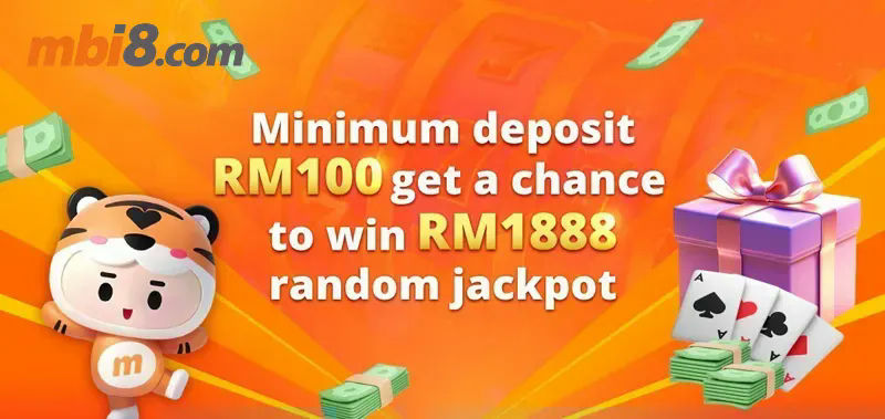 MBI Gaming Banner Win RM1888 with RM100 deposit. by mbi-gaming.com
