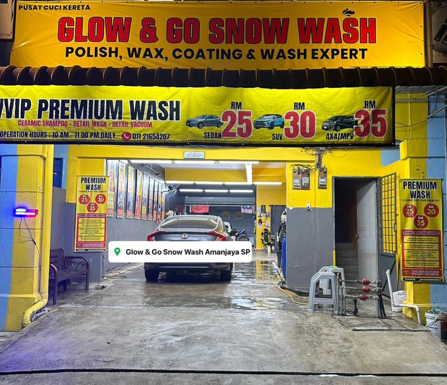 Glow & Go Snow Wash Amanjaya SP