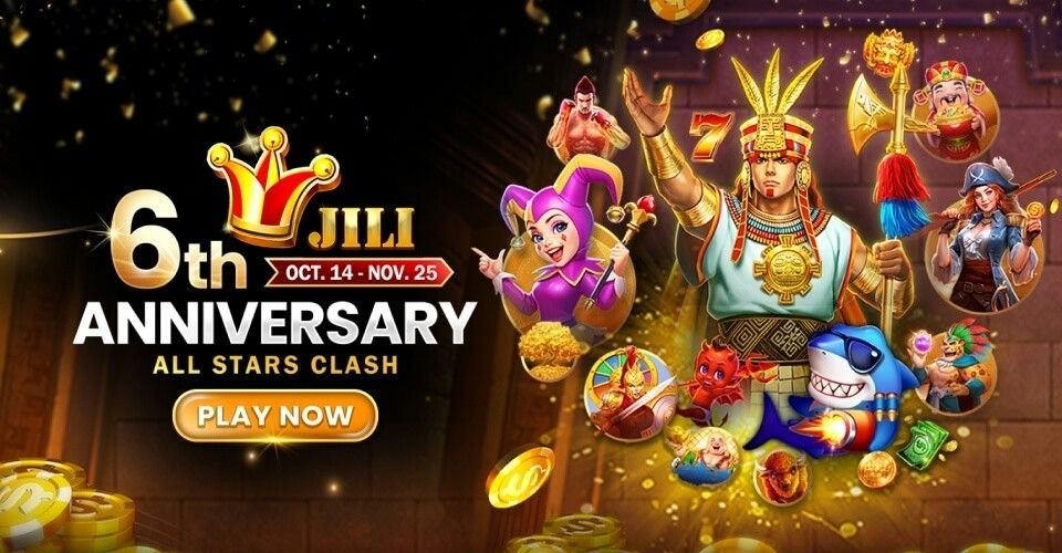 MyTown33 Banner JILI 6th Anniversary All Stars Clash