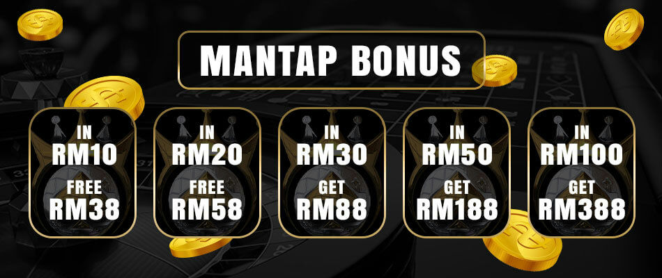 VIP99 Banner Mantap bonus offers free rewards.