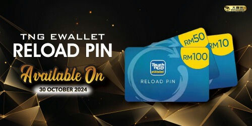 TNG eWallet reload pin available October 2024.