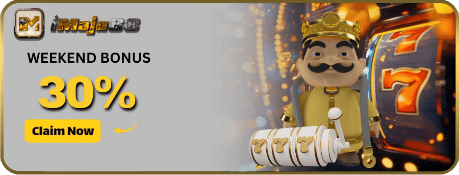 Weekend bonus 30% claim now.