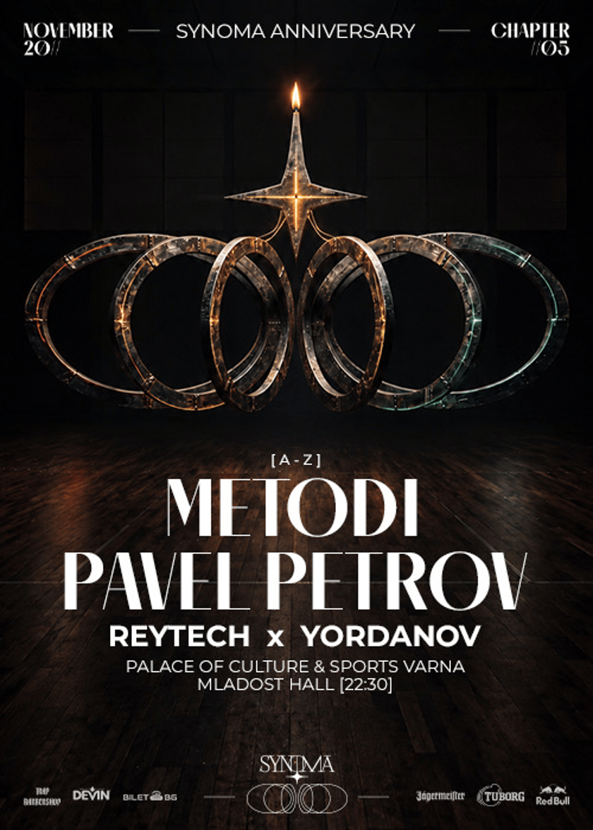 SYNOMA ANNIVERSARY pres. METODI X PAVEL PETROV @ CHAPTER [05] | VARNA