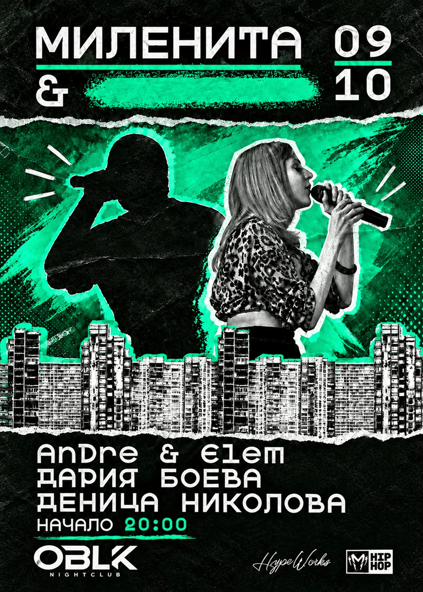 MILENITTA & ??? w/ ANDRE & ELEM, DARIYA BOEVA, DENITSA NIKOLOVA @OBLK