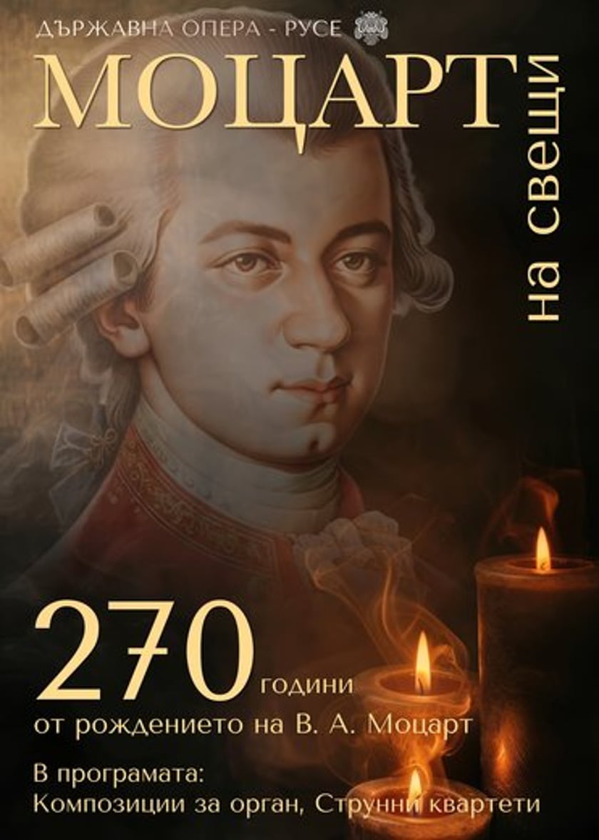 МОЦАРТ НА СВЕЩИ