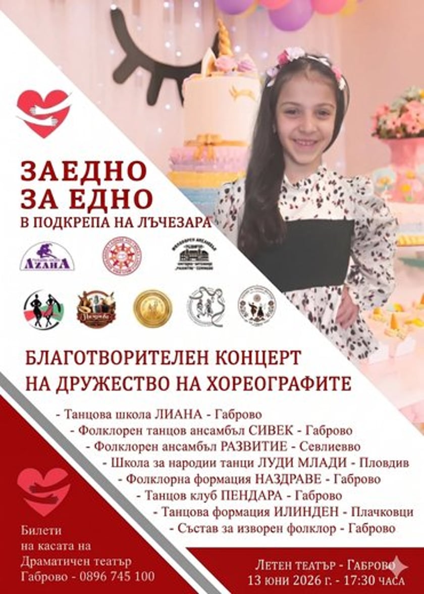 ЗАЕДНО ЗА ЕДНО /Благотворителен концерт