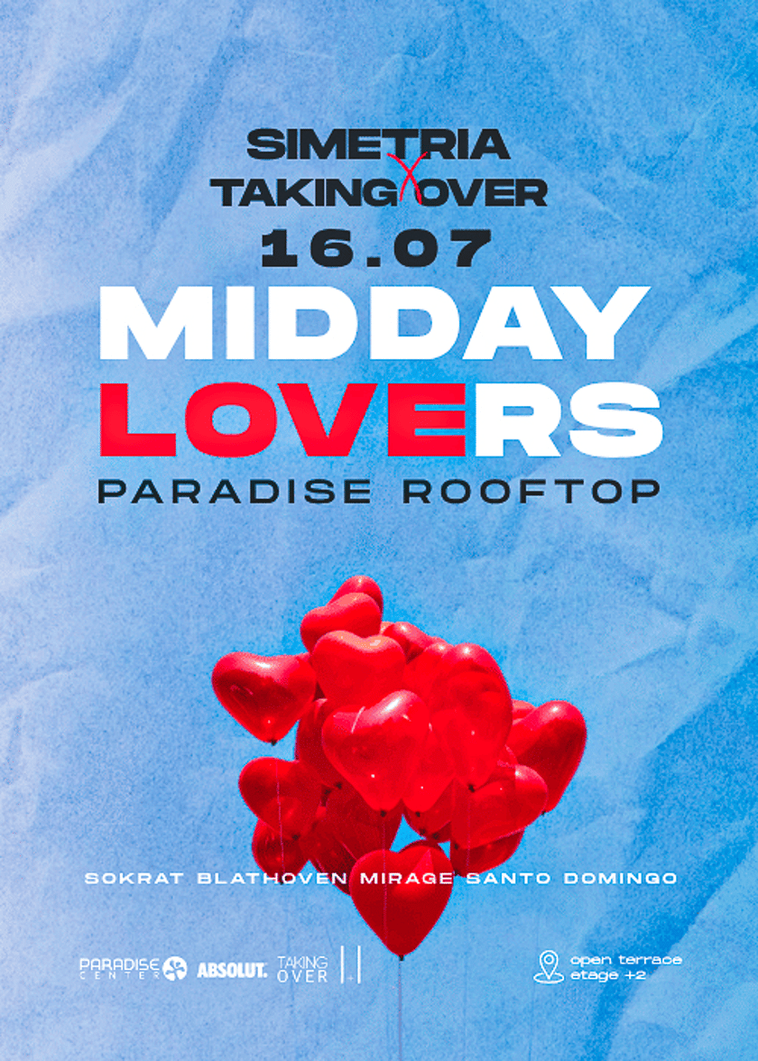 SIMETRIA X Taking over - Midday Lovers Rooftop Party