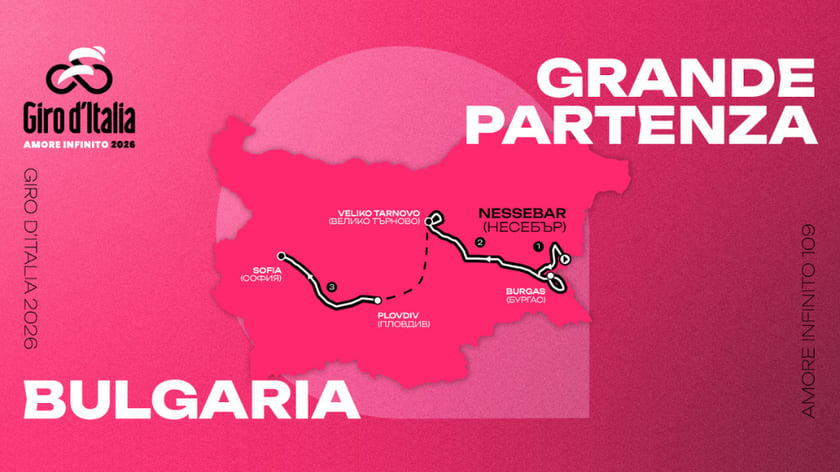 Giro d’Italia - Етап 2 | Бургас – Велико Търново | 9 май 2026