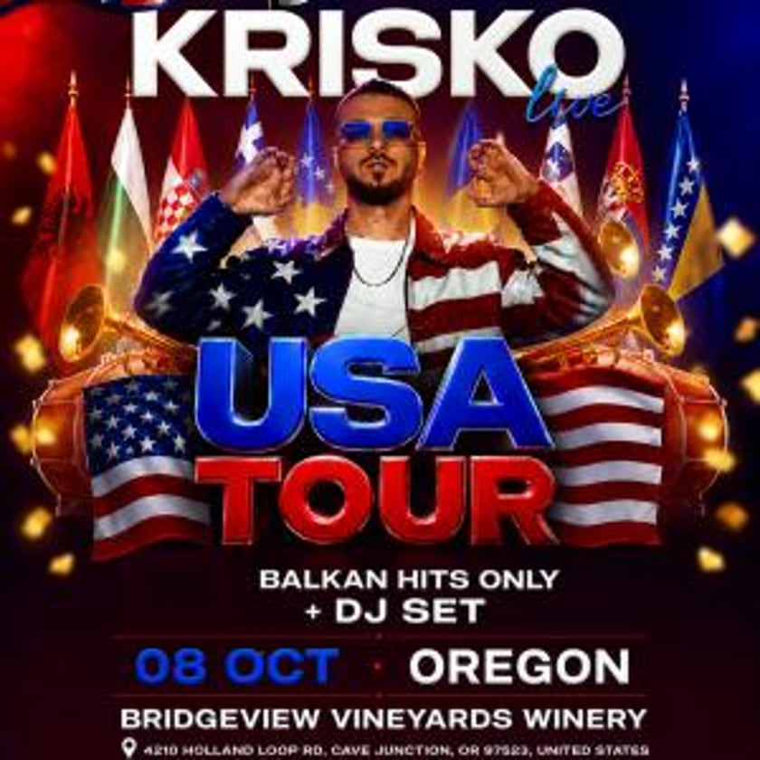 KRISKO USA TOUR 2026 LIVE IN OREGON AREA