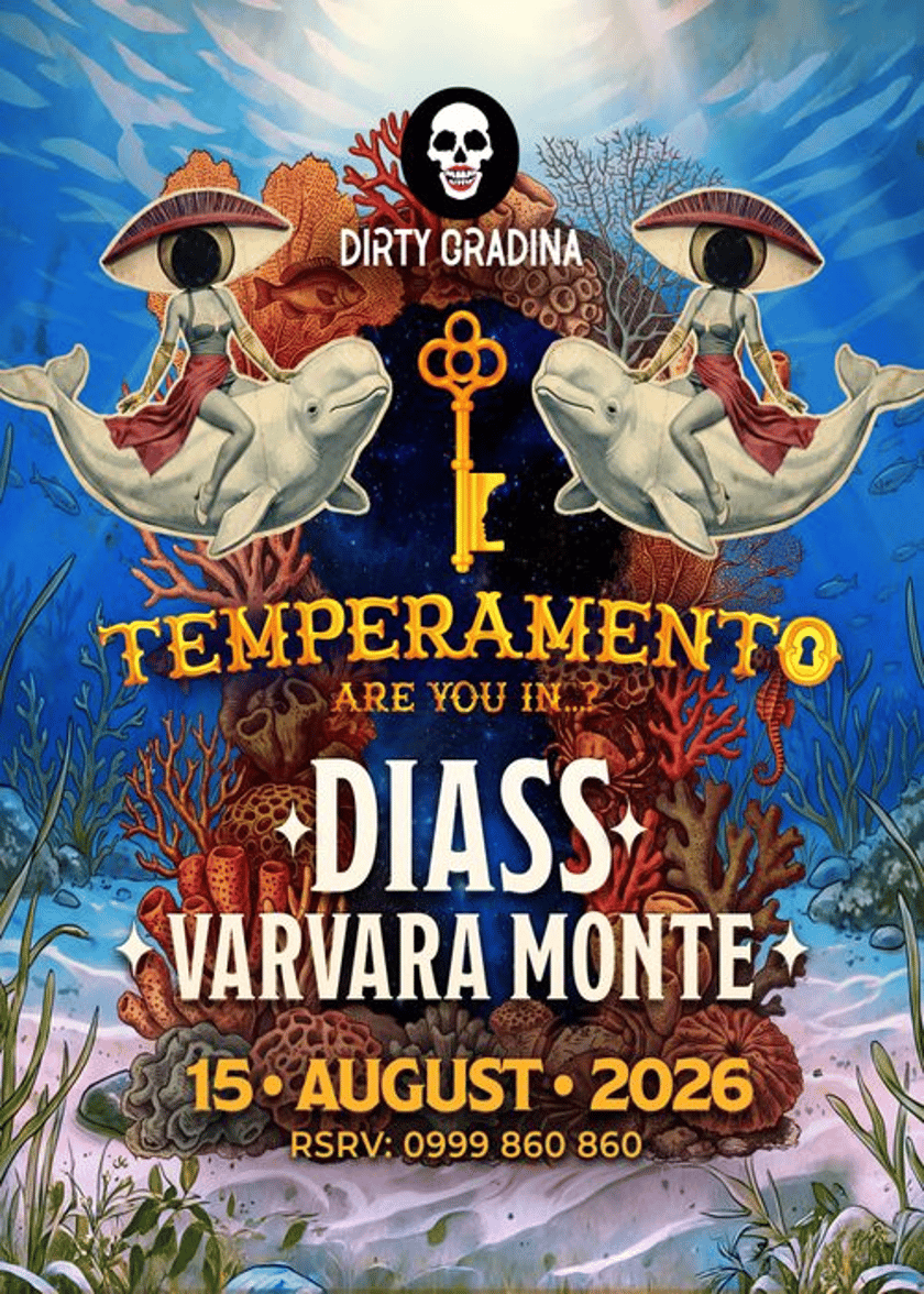 TEMPERAMENTO 💀 DIRTY GRADINA💀15 August 2026 🗝
