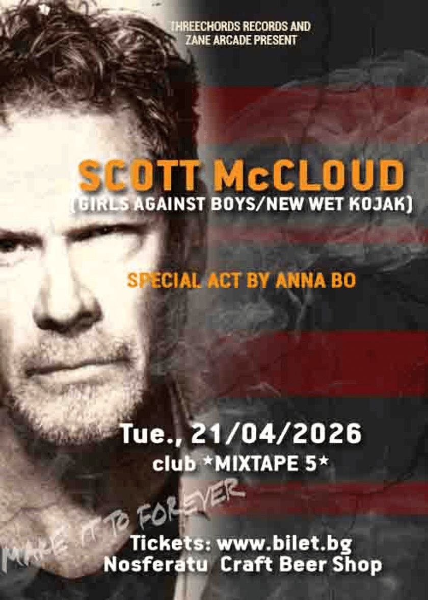 SCOTT McCLOUD/ ANNA BO Live in Sofia/Threechords