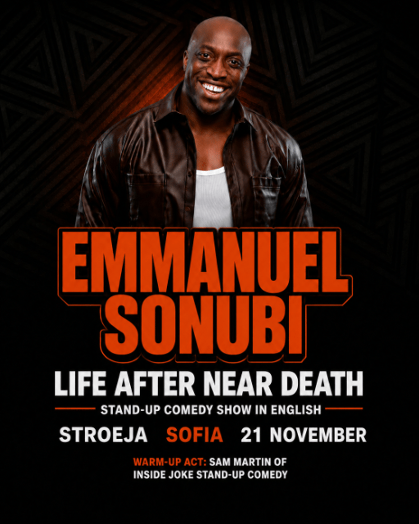 Emmanuel Sonubi - "Life After Near Death" British Stand-up Comedy in Sofia