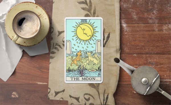Tarot por WhatsApp - carta de La Luna