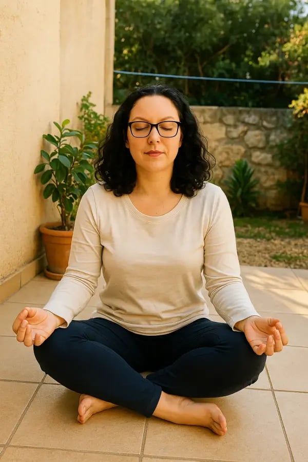Celia Prado - Vidente de fechas exactas meditando