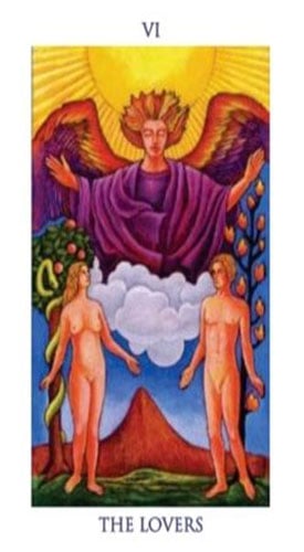 Carta del tarot Los Amantes