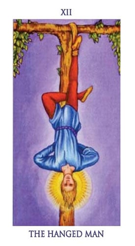 Carta del tarot El Colgado