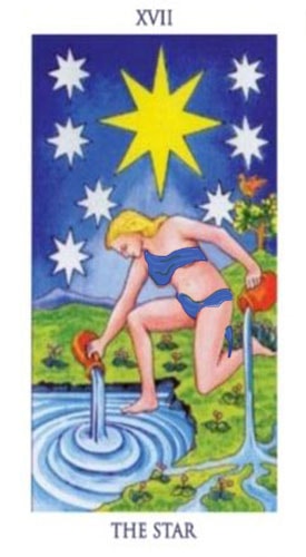 Carta del tarot La Estrella