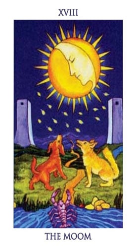 Carta del tarot La Luna