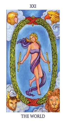 Carta del tarot El Mundo