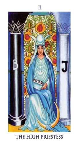 Carta del tarot La Sacerdotisa