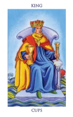 Carta del tarot Rey de Copas