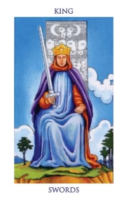 Carta del tarot Rey de Espadas