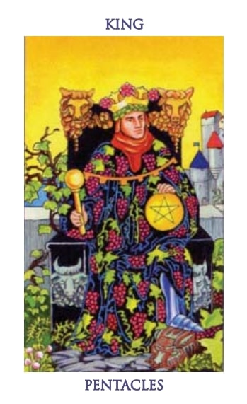 Carta del tarot Rey de Oros