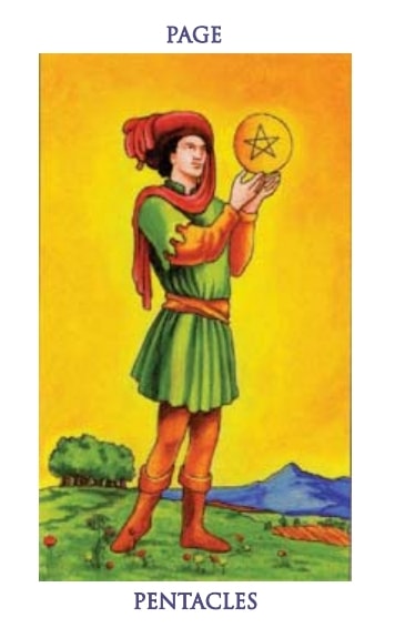 Carta del tarot Sota de Oros