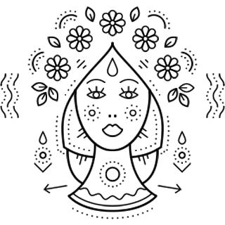 Ilustración del signo Virgo