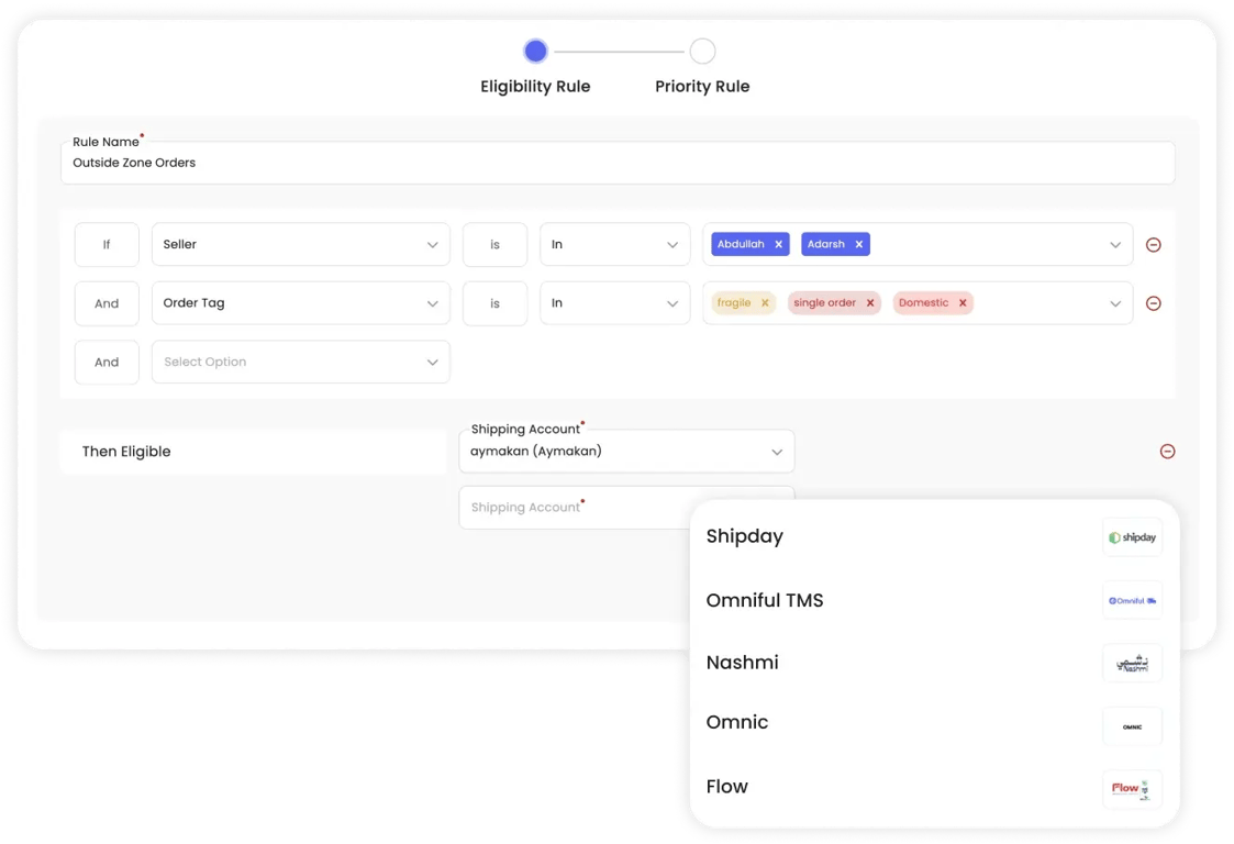 AI-powered rule-based configurations boosting shipping efficiency, automating logistics tasks, and reducing operational bottlenecks.