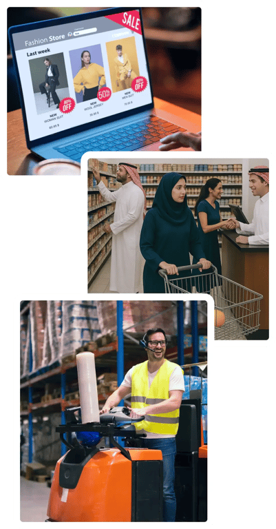 Omniful's AI-powered Order Management System (OMS) streamlining retail and grocery order processing, ensuring real-time inventory updates, seamless fulfillment, and enhanced customer shopping experiences.