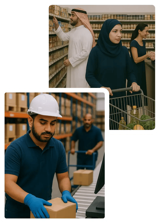 Omniful's AI-powered Order Management System (OMS) streamlining retail and grocery order processing, ensuring real-time inventory updates, seamless fulfillment, and enhanced customer shopping experiences.