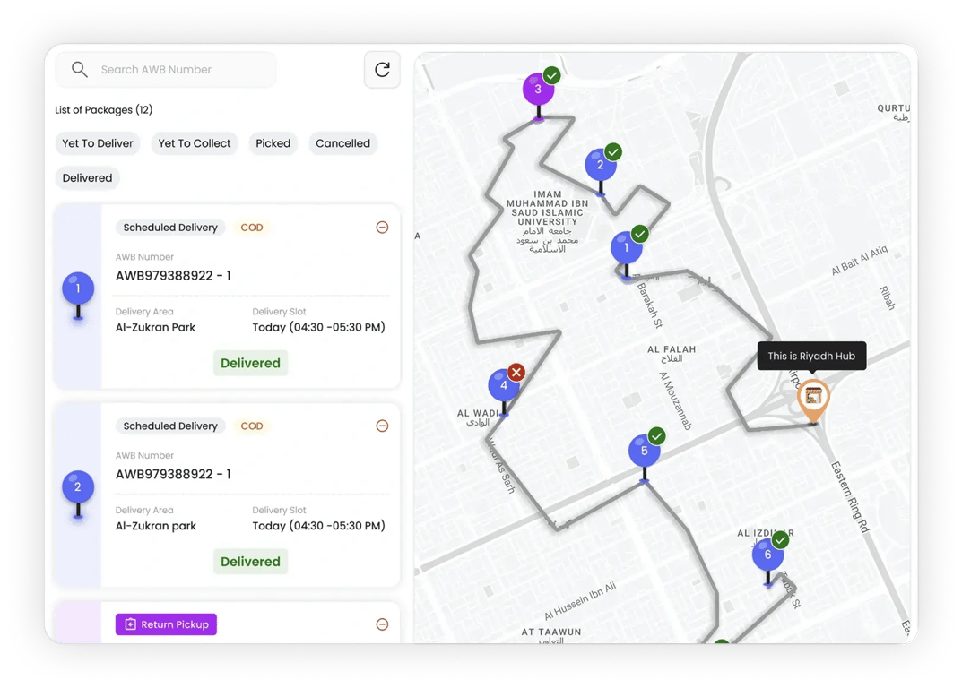 Advanced route optimization leveraging AI-driven insights to reduce fuel costs, enhance delivery efficiency, and minimize transportation delays.