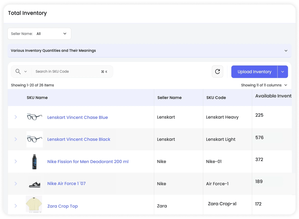 Live Inventory Sync