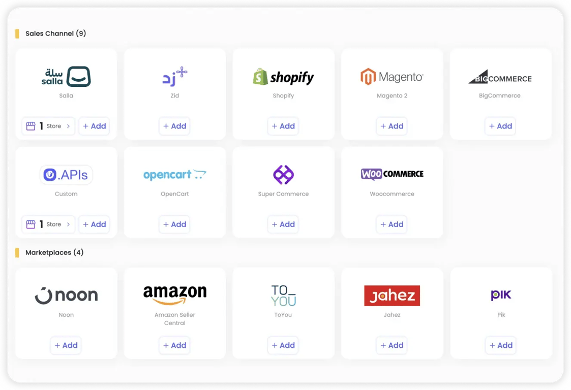 Omniful's OMS Multichannel Support unifying online and offline sales channels with seamless integrations for real-time inventory synchronization.