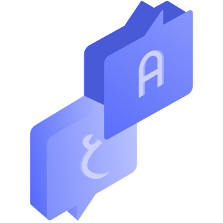 Bilingual Order Processing Icon