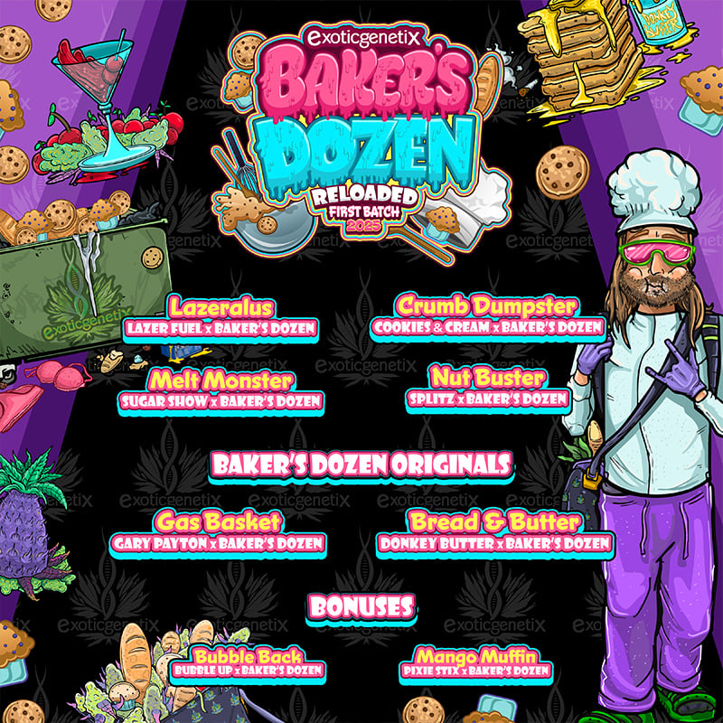 Bakers Dozen Reloaded Box Set – Exotic Genetix