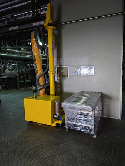 Mobile Aluminum Rail Jib Crane with ANVER Vacuum Lifter for Soundproofing Panels - ảnh 12