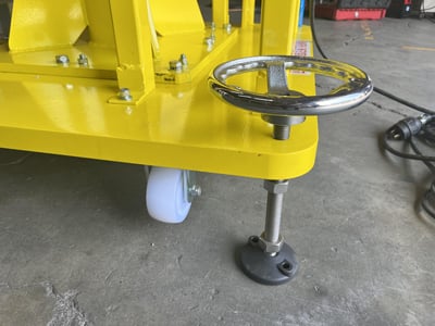 Cầu trục xoay ray nhôm đế bánh xe và ống hút chân không ANVER hút bao - ảnh 5