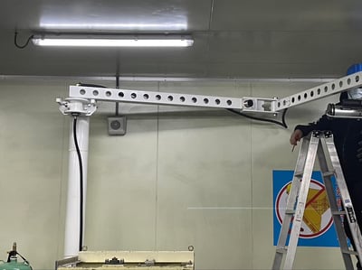 Cầu trục xoay khớp nối Lifts All hút thùng giấy - ảnh 11