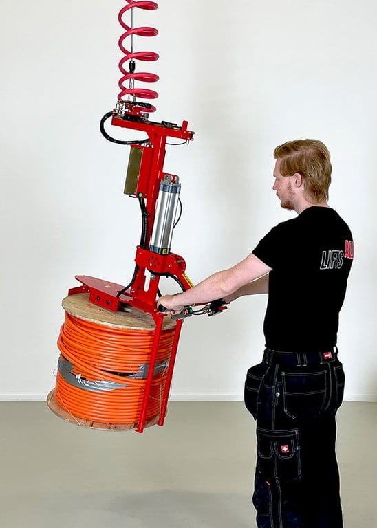 Lifts All gripper for fiber cable reels 89-12258