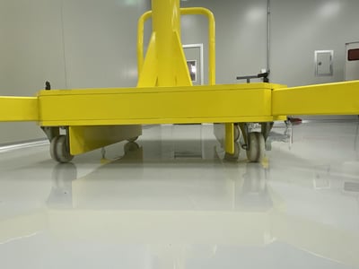 Mobile-Base Jib Crane with Push Handle and Electric Hoist - ảnh 8